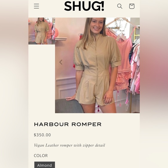 NWT‼️SHUG "Harbour Romper" Retails $350+tax ‼️ - Picture 3 of 6